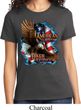 Ladies Biker Shirt American By Birth Tee T-Shirt
