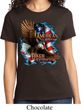 Ladies Biker Shirt American By Birth Tee T-Shirt