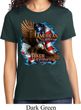 Ladies Biker Shirt American By Birth Tee T-Shirt