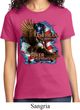 Ladies Biker Shirt American By Birth Tee T-Shirt