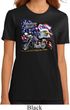 Ladies Biker Shirt American Pride Motorcycle Organic Tee T-Shirt