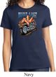 Ladies Biker Shirt Built To Last Tee T-Shirt