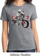 Ladies Biker Shirt Eagle Biker Tee T-Shirt