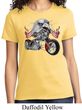 Ladies Biker Shirt Eagle Biker Tee T-Shirt