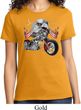 Ladies Biker Shirt Eagle Biker Tee T-Shirt