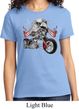 Ladies Biker Shirt Eagle Biker Tee T-Shirt
