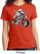 Ladies Biker Shirt Eagle Biker Tee T-Shirt
