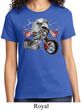 Ladies Biker Shirt Eagle Biker Tee T-Shirt