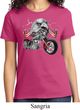Ladies Biker Shirt Eagle Biker Tee T-Shirt