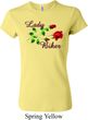 Ladies Biker Shirt Lady Biker Crewneck Tee T-Shirt