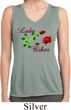 Ladies Biker Shirt Lady Biker Sleeveless Moisture Wicking Tee T-Shirt