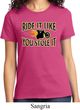 Ladies Biker Shirt Ride It Like You Stole It Tee T-Shirt