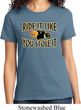 Ladies Biker Shirt Ride It Like You Stole It Tee T-Shirt