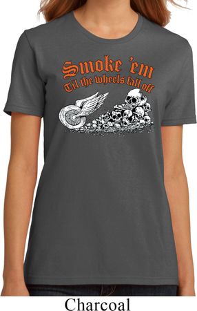 Ladies Biker Shirt Smoke Em Organic Tee T-Shirt