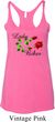 Ladies Biker Tanktop Lady Biker Tri Blend Racerback Tank Top