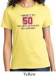 Ladies Birthday Shirt Made it to 50 Tee T-Shirt