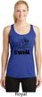 Ladies Black Penguin Power Swim Dry Wicking Racerback