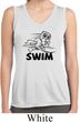 Ladies Black Penguin Power Swim Dry Wicking Sleeveless Shirt
