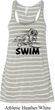 Ladies Black Penguin Power Swim Flowy Racerback
