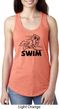 Ladies Black Penguin Power Swim Ideal Racerback