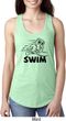 Ladies Black Penguin Power Swim Ideal Racerback
