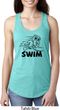 Ladies Black Penguin Power Swim Ideal Racerback