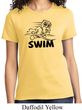 Ladies Black Penguin Power Swim T-shirt