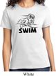 Ladies Black Penguin Power Swim T-shirt