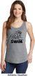 Ladies Black Penguin Power Swim Tank Top