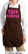 Ladies Breast Cancer Apron F*CK Cancer Full Length Apron with Pockets