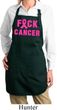 Ladies Breast Cancer Apron F*CK Cancer Full Length Apron with Pockets
