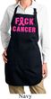 Ladies Breast Cancer Apron F*CK Cancer Full Length Apron with Pockets