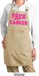Ladies Breast Cancer Apron F*CK Cancer Full Length Apron with Pockets