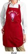 Ladies Breast Cancer Apron Think Pink Full Length Apron with Pockets