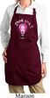 Ladies Breast Cancer Apron Think Pink Full Length Apron with Pockets