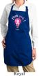 Ladies Breast Cancer Apron Think Pink Full Length Apron with Pockets