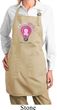 Ladies Breast Cancer Apron Think Pink Full Length Apron with Pockets