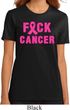 Ladies Breast Cancer Awareness Shirt F*CK Cancer Organic Tee T-Shirt