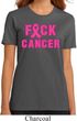 Ladies Breast Cancer Awareness Shirt F*CK Cancer Organic Tee T-Shirt