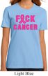 Ladies Breast Cancer Awareness Shirt F*CK Cancer Organic Tee T-Shirt