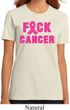 Ladies Breast Cancer Awareness Shirt F*CK Cancer Organic Tee T-Shirt