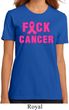 Ladies Breast Cancer Awareness Shirt F*CK Cancer Organic Tee T-Shirt