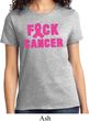 Ladies Breast Cancer Awareness Shirt F*CK Cancer Tee T-Shirt