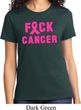 Ladies Breast Cancer Awareness Shirt F*CK Cancer Tee T-Shirt