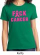 Ladies Breast Cancer Awareness Shirt F*CK Cancer Tee T-Shirt