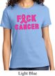 Ladies Breast Cancer Awareness Shirt F*CK Cancer Tee T-Shirt
