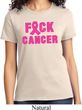 Ladies Breast Cancer Awareness Shirt F*CK Cancer Tee T-Shirt