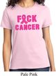 Ladies Breast Cancer Awareness Shirt F*CK Cancer Tee T-Shirt