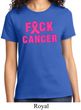 Ladies Breast Cancer Awareness Shirt F*CK Cancer Tee T-Shirt