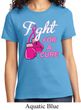 Ladies Breast Cancer Awareness Shirt Fight For a Cure Tee T-Shirt